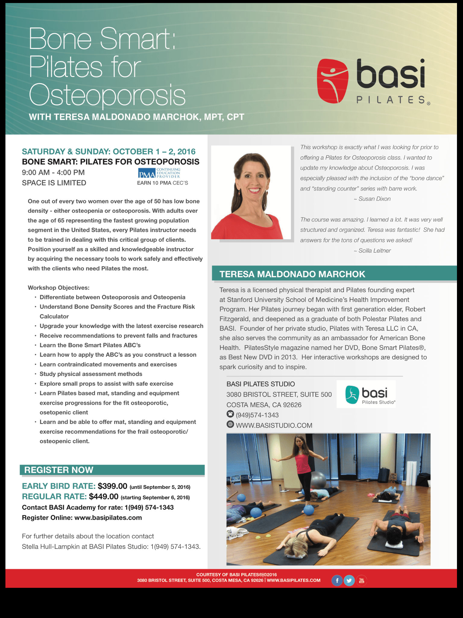 Pilates for Osteoporosis BoneSmart Pilates