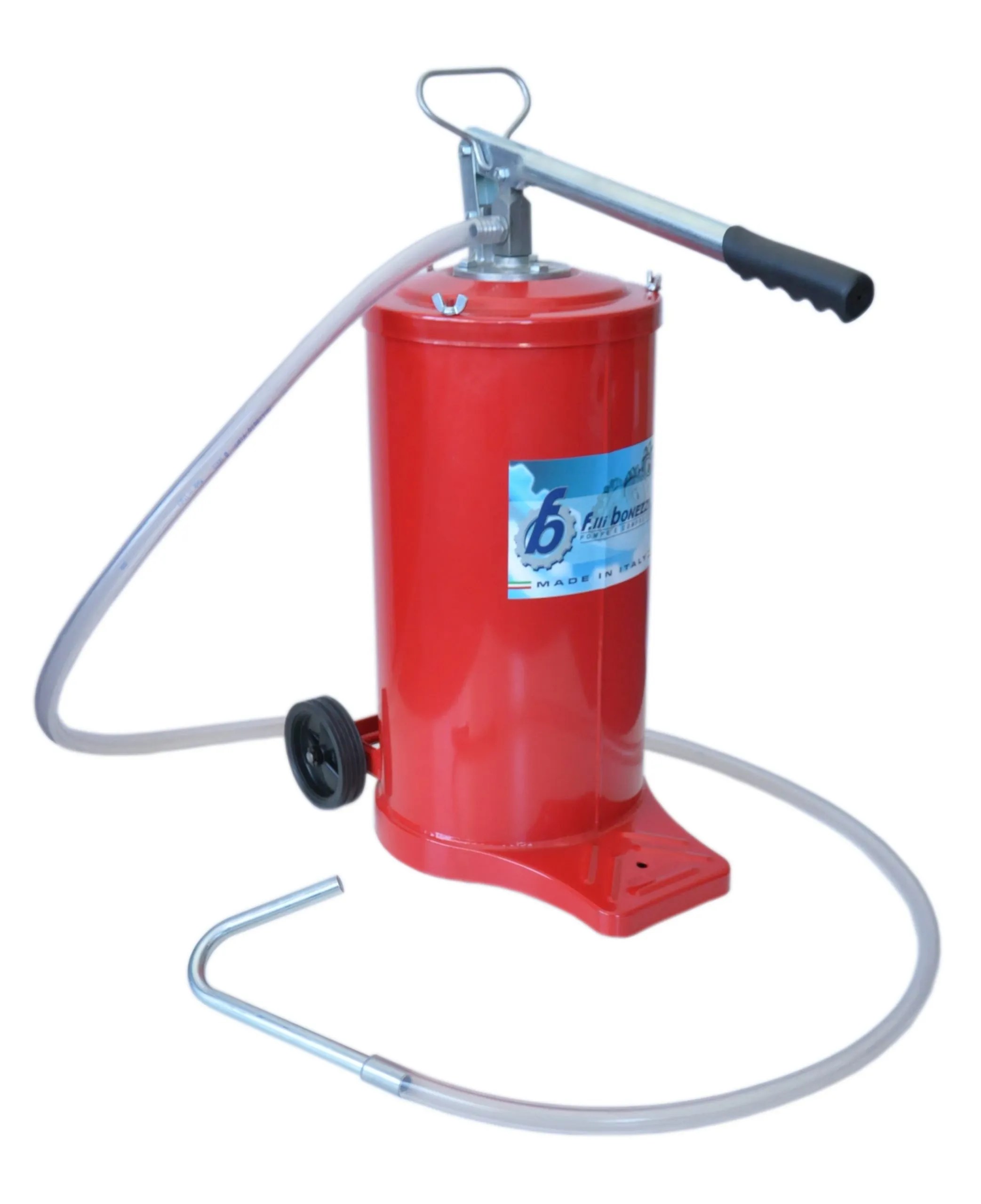 Barrel pump 16 kg for oil with wheels F.lli Bonezzi