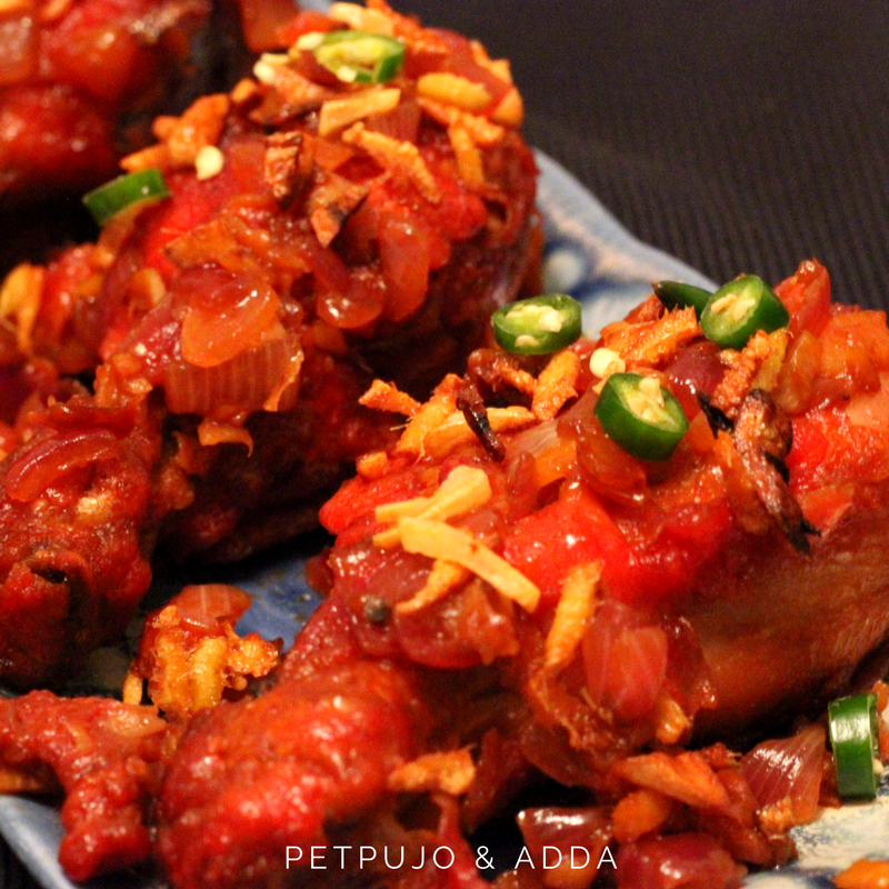 drums of heaven chicken drumsticks chicken lollipop tossed in schezwan sauce petpujo and adda by simon drums of heaven chicken drumsticks