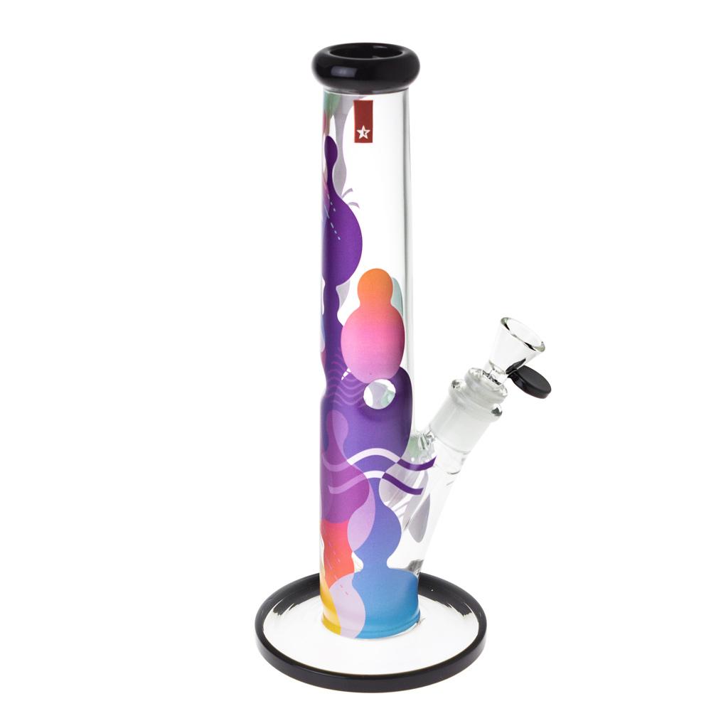 Famous Brandz Panorama Straight Glass Ice Bong 12 Inch » Bongi.fi