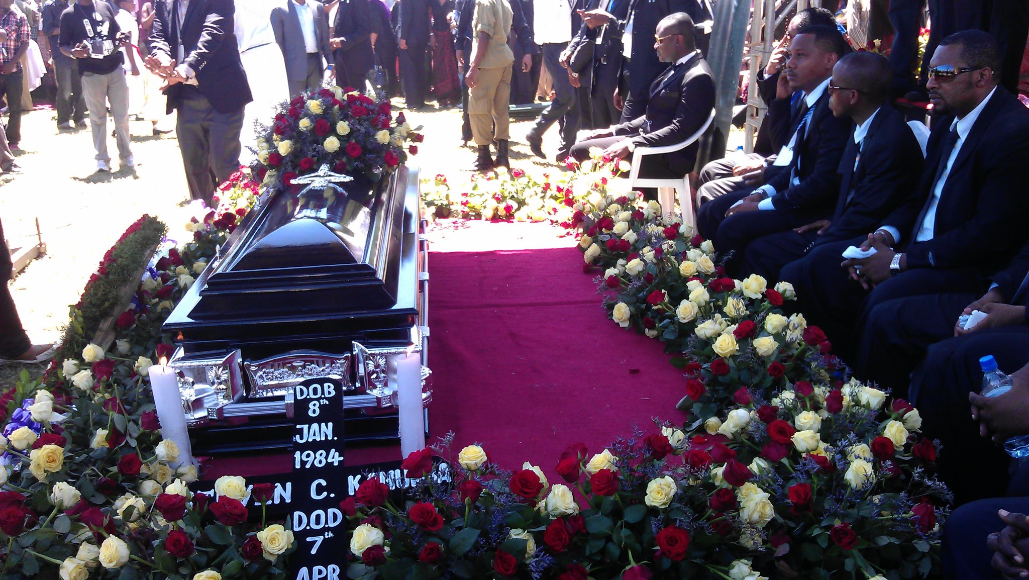 Farewell Kanumba The Great Photos from the escort and final mass at