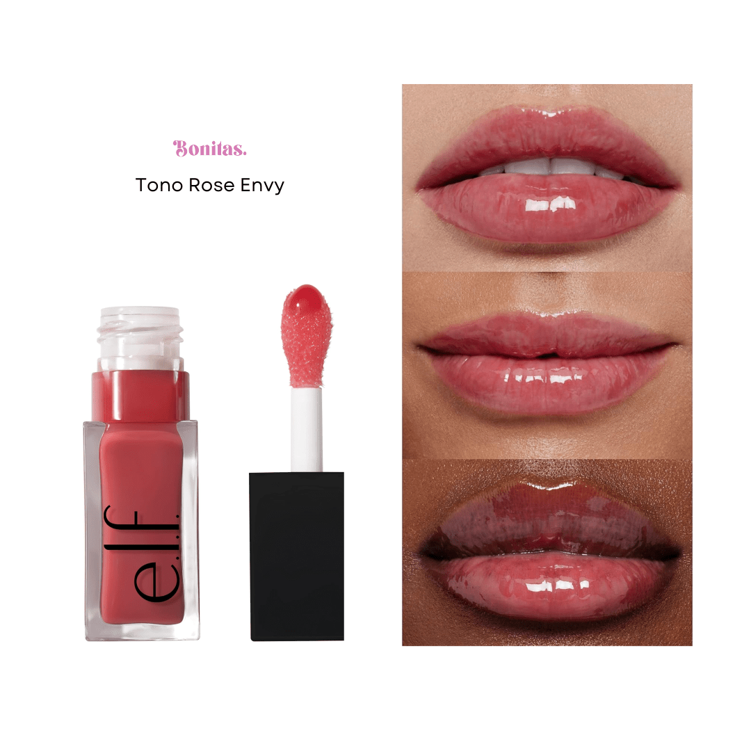 ELF Glow Reviver Lip Oil Rose Envy Bonitas