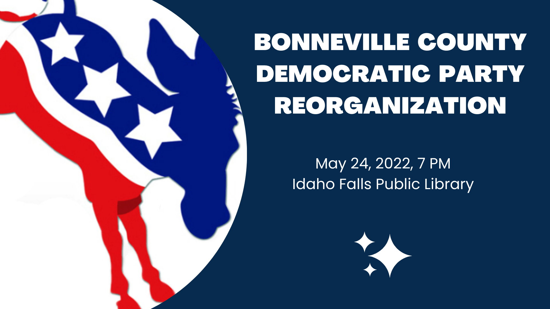 Bonneville County Democrats Meeting, May 24, 7 pm, Idaho Falls Library