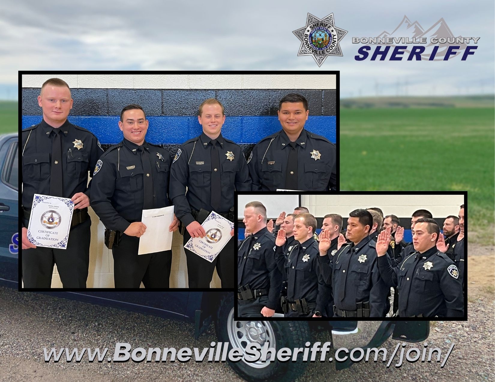 Four Deputies graduate from POST Detention Academy Bonneville County
