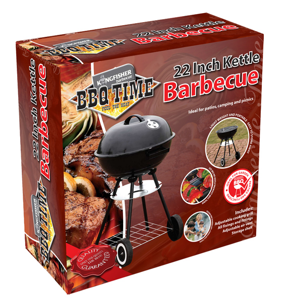22 Inch Kettle Steel Bbq Bonningtons