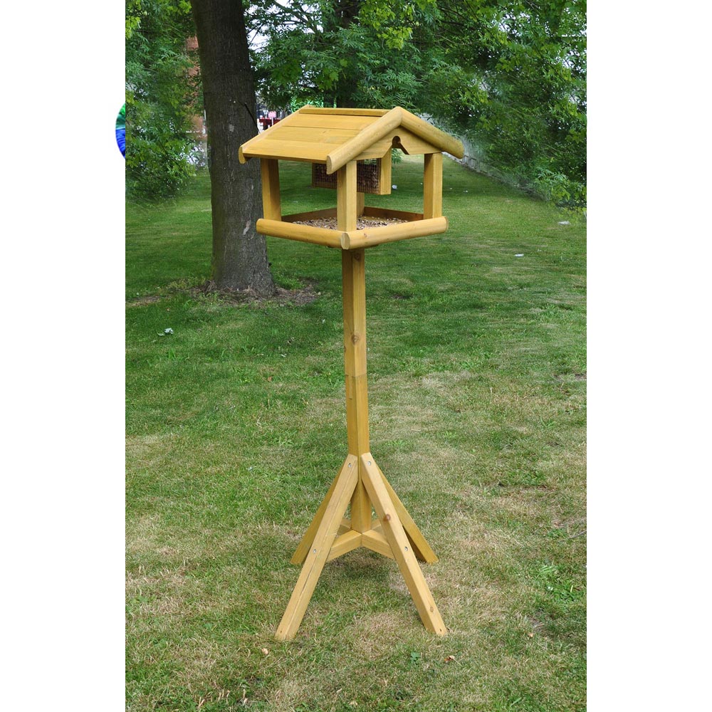 Premium Bird Table With Built In Feeder Bonningtons