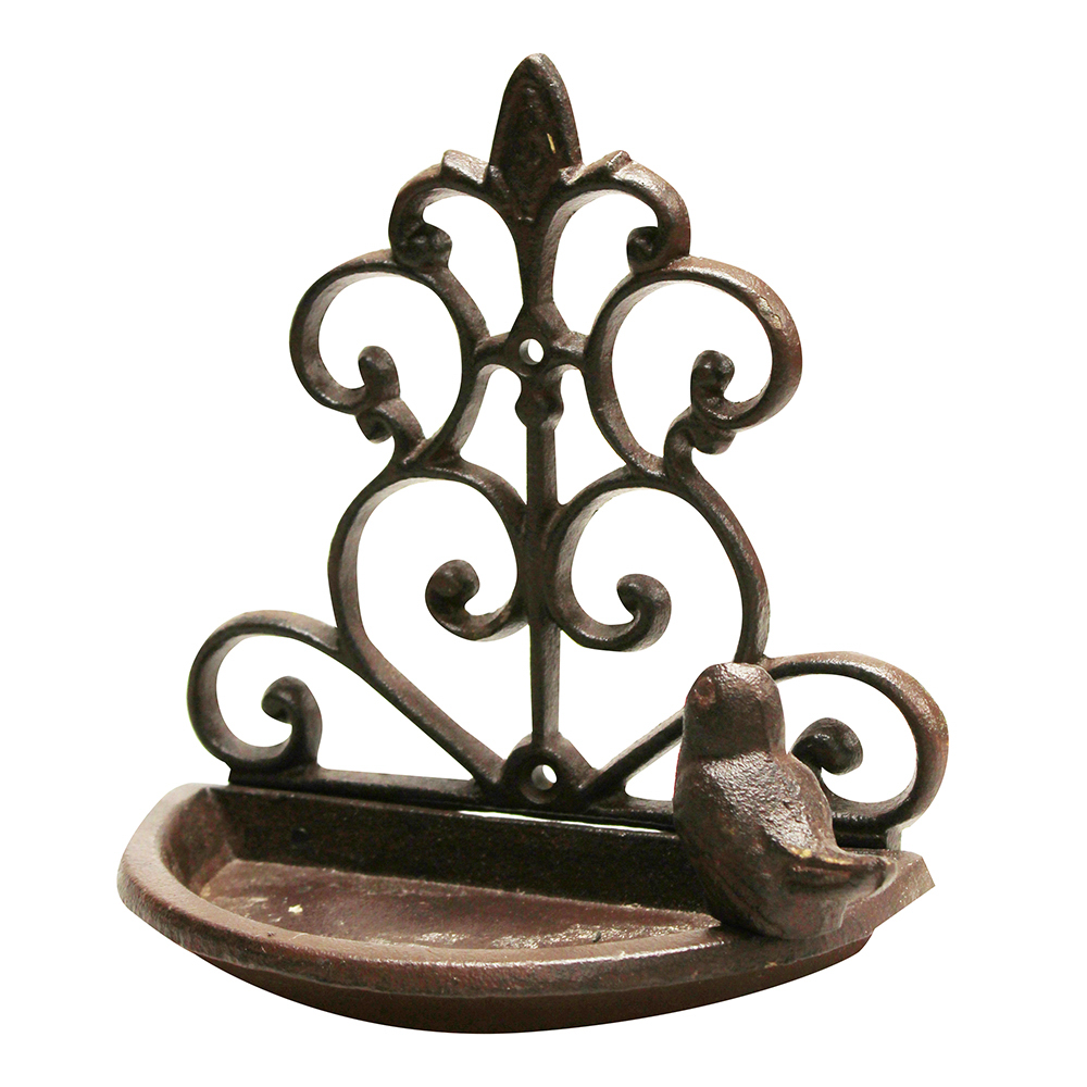 Cast Iron Wall Mounted Bird Bath/Feeder Bonningtons