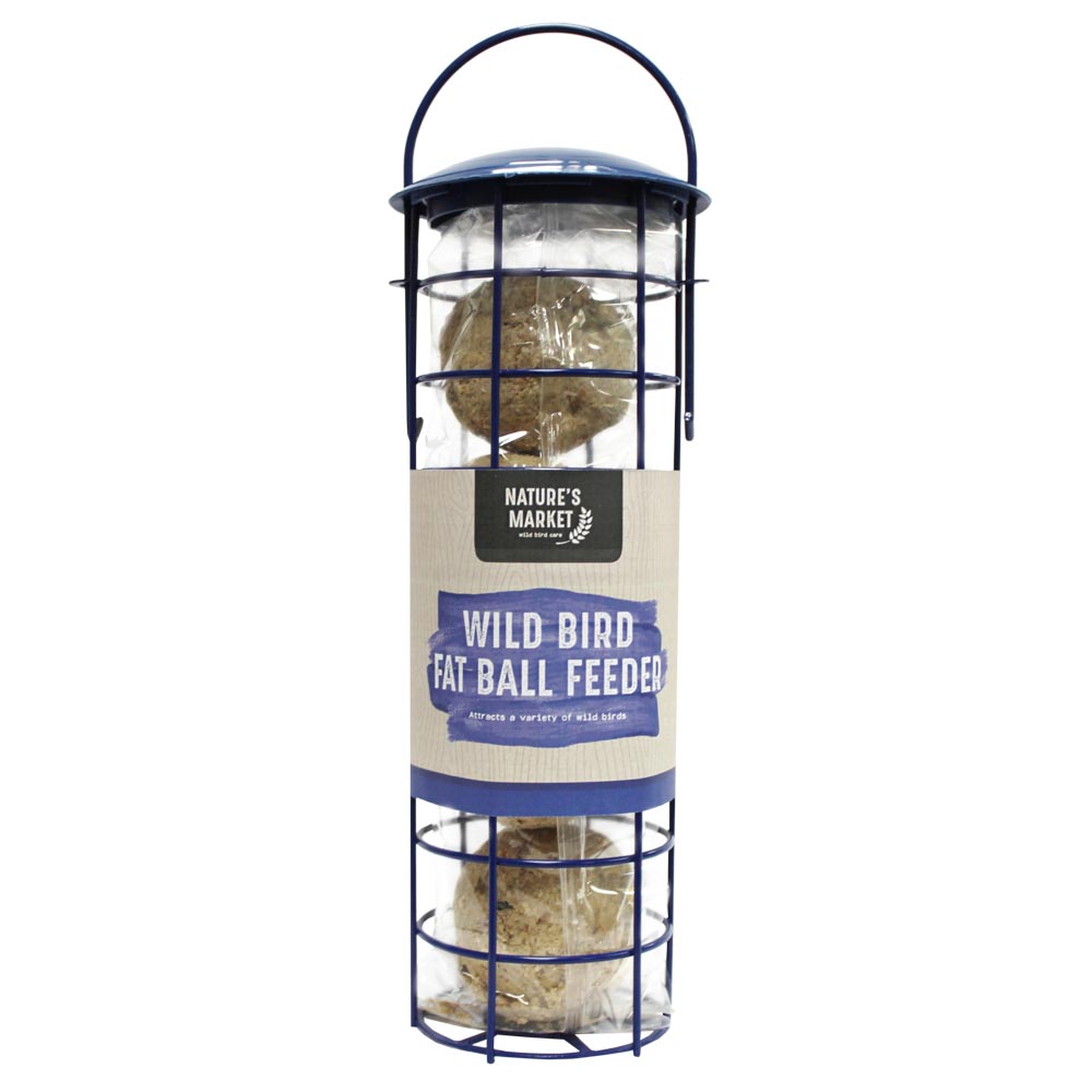 Suet Fat Ball Feeder With 4 Suet Fat Balls Bonningtons