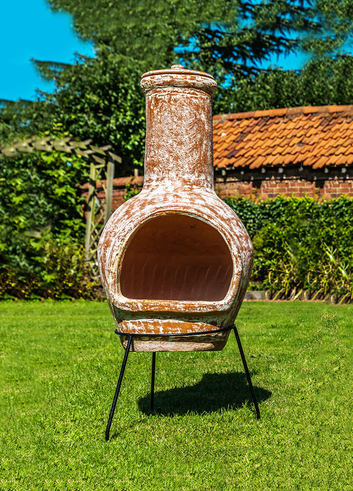 Terracotta Chiminea Large Bonningtons