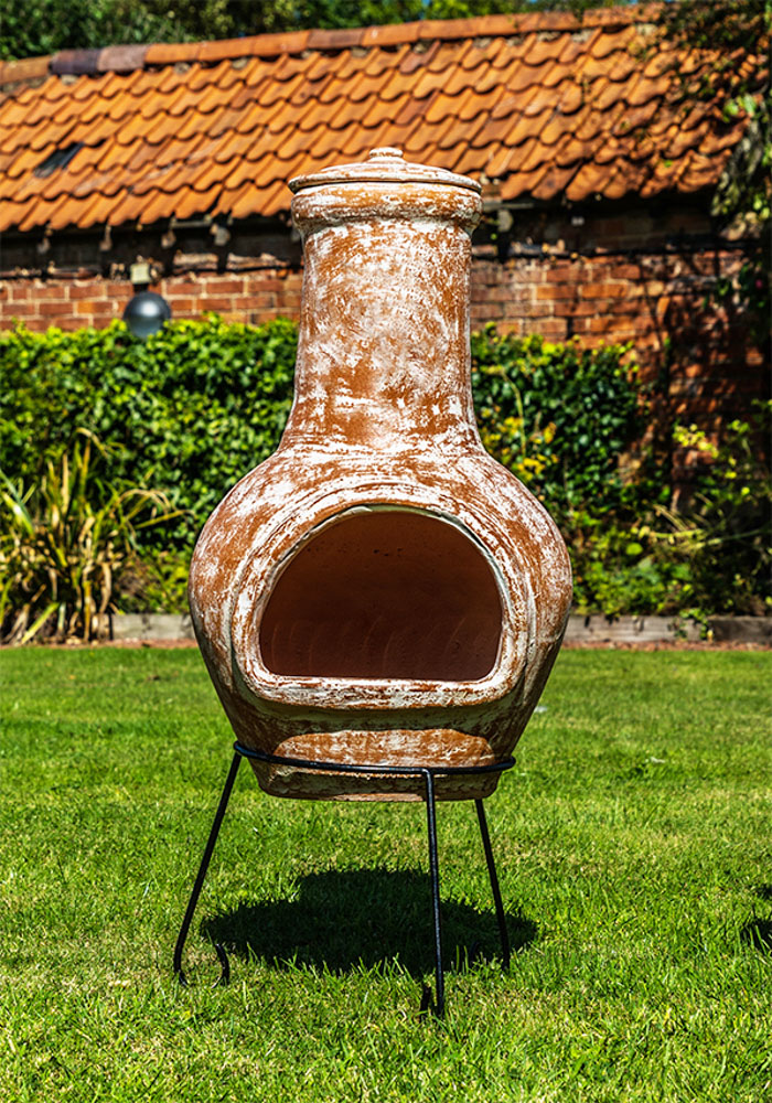 Terracotta Chiminea Medium Bonningtons