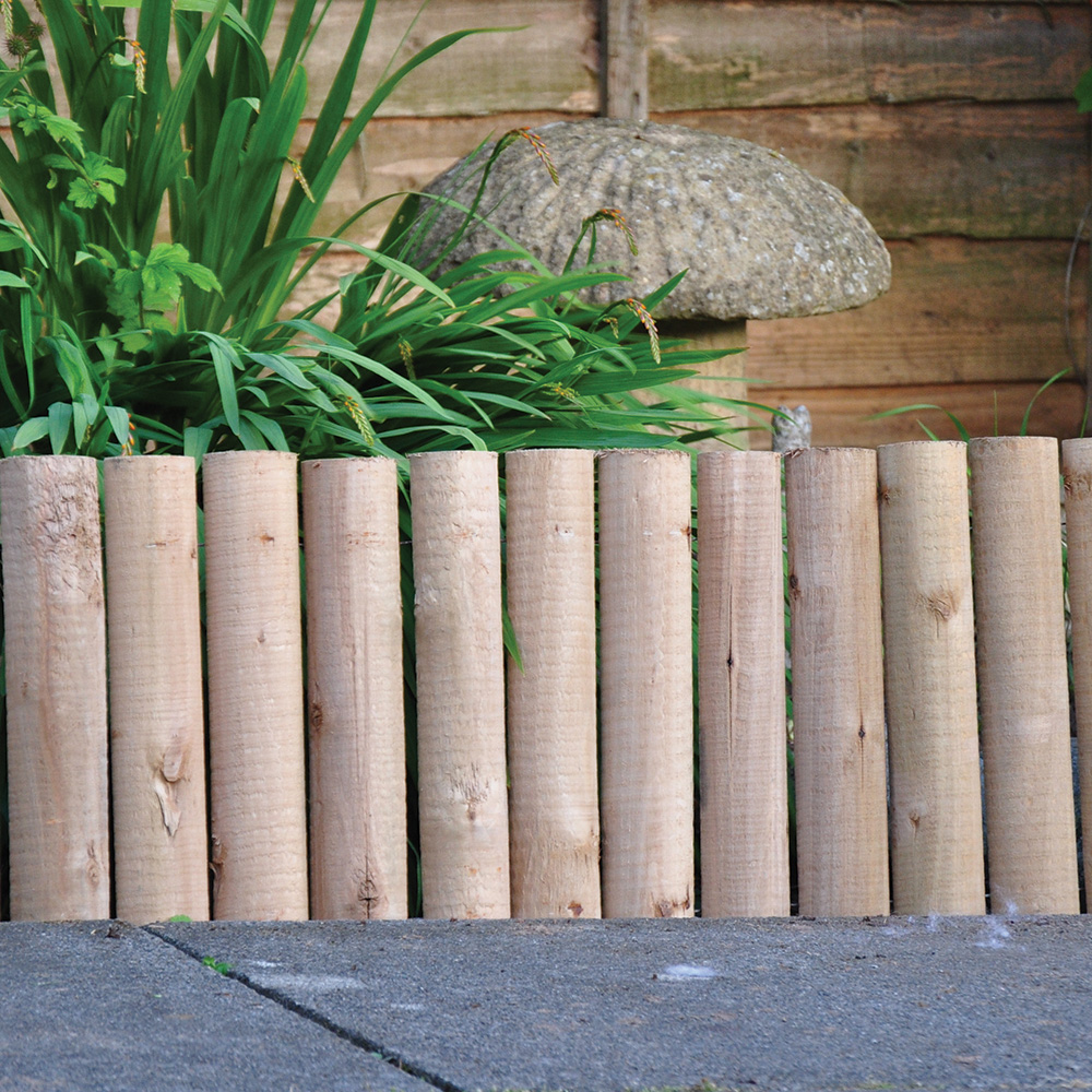 30Cm (12In) Log Roll Garden Edging Bonningtons