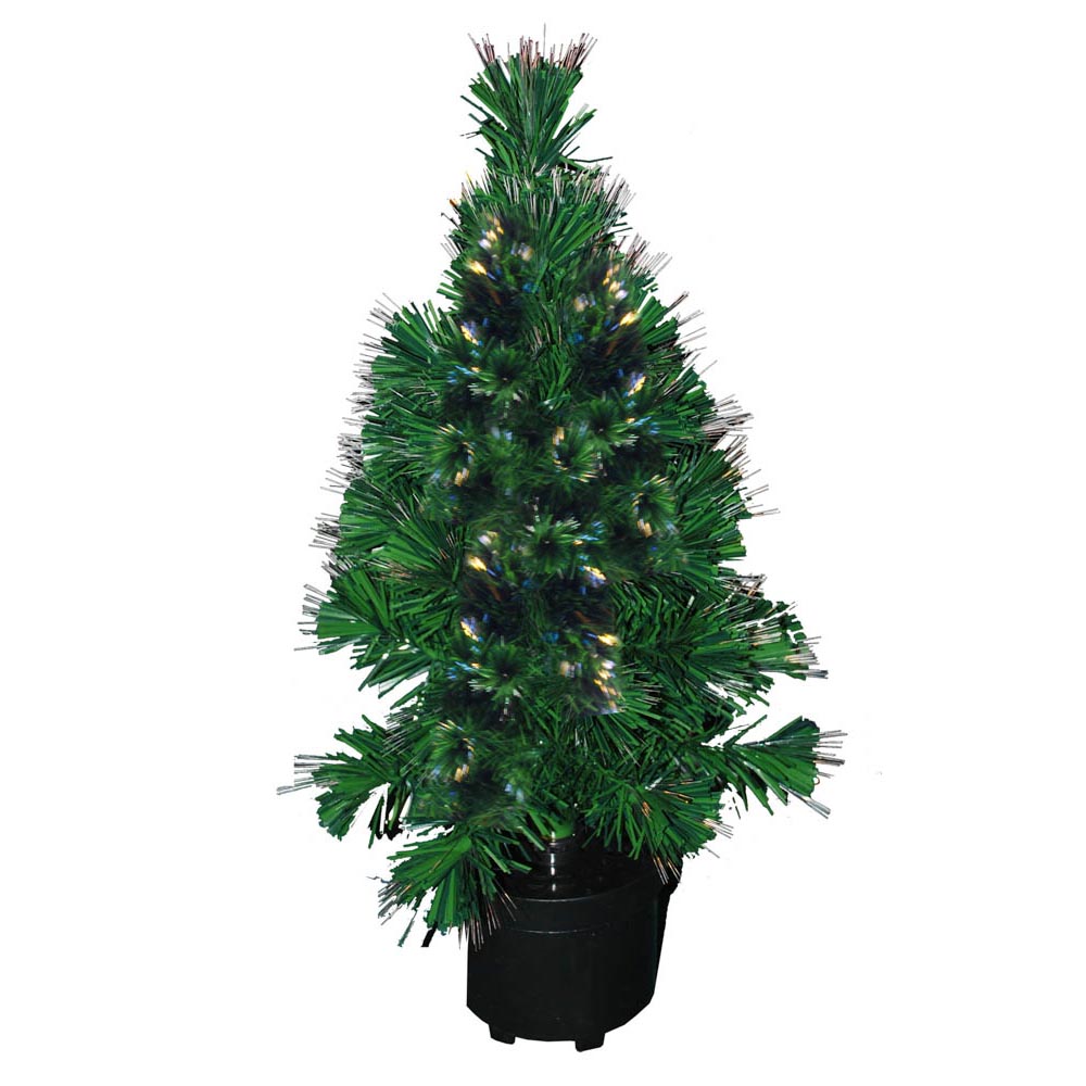 2Ft (60Cm) Colour Changing Fibre Optic Xmas Tree Bonningtons