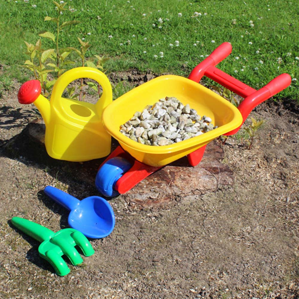 Childrens Wheelbarrow Gardening Set Bonningtons