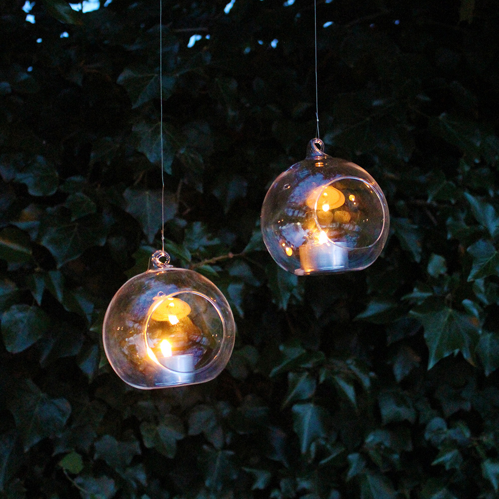 Clear Bauble Tea Light Holder Bonningtons