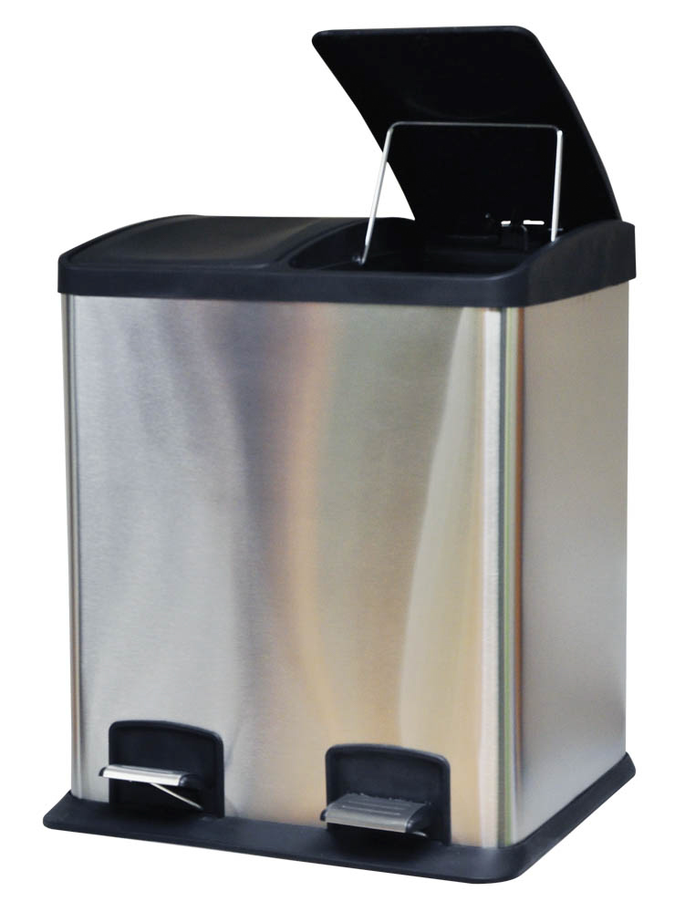 24L Double Slim Bin Bonningtons