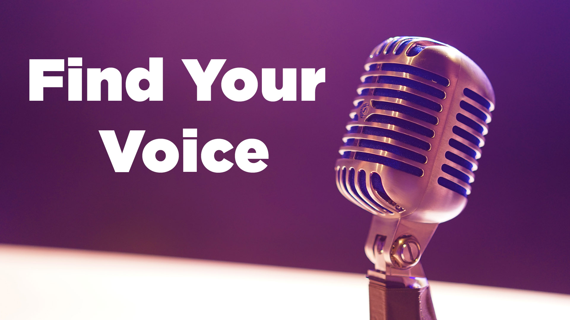 Want To Find Your Voice ? Intersect Your Talents To Discover Your Super