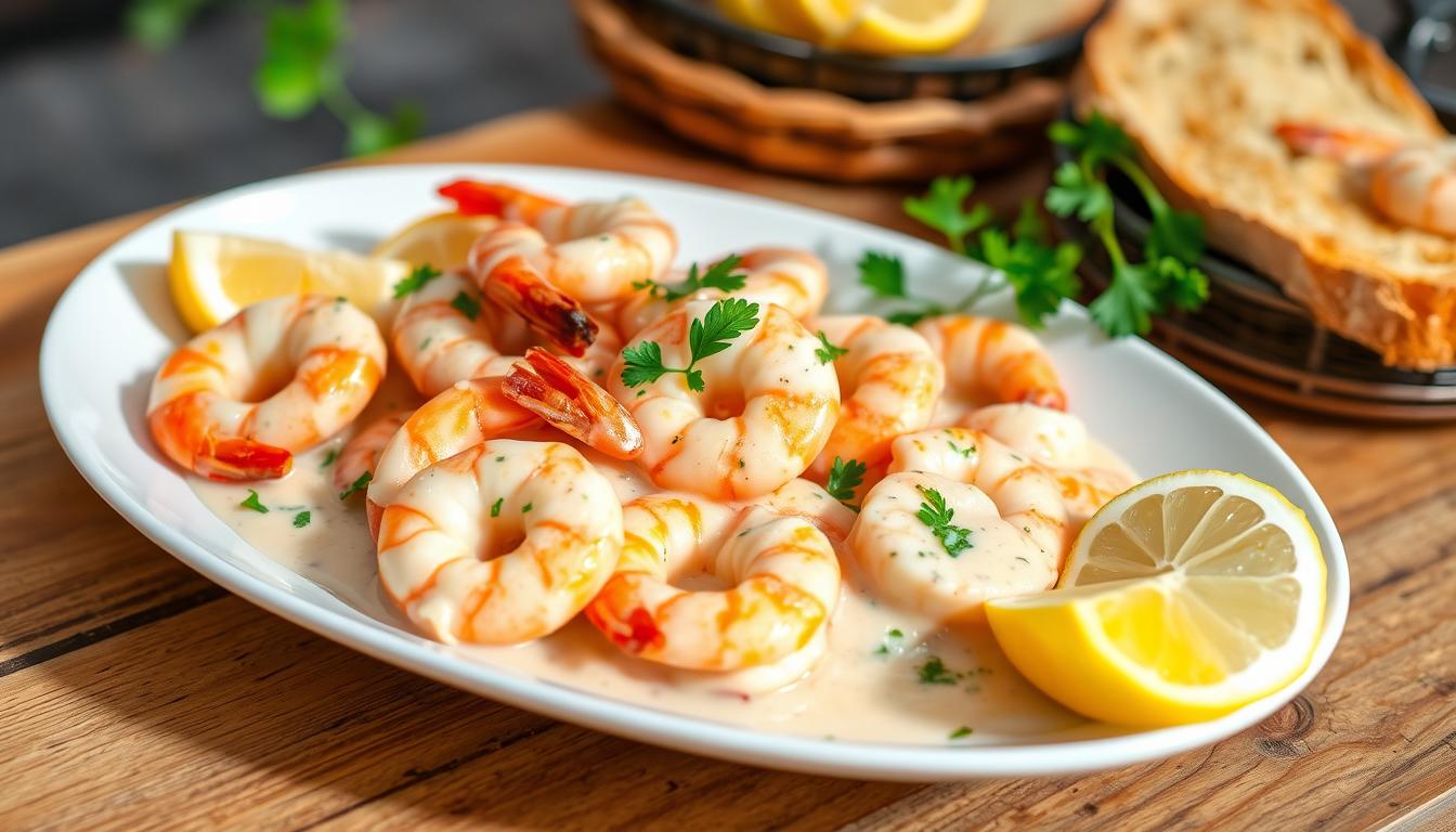 Creamy Garlic Shrimp