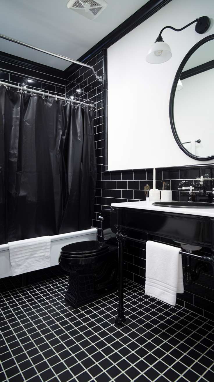 Black Bathroom Ideas