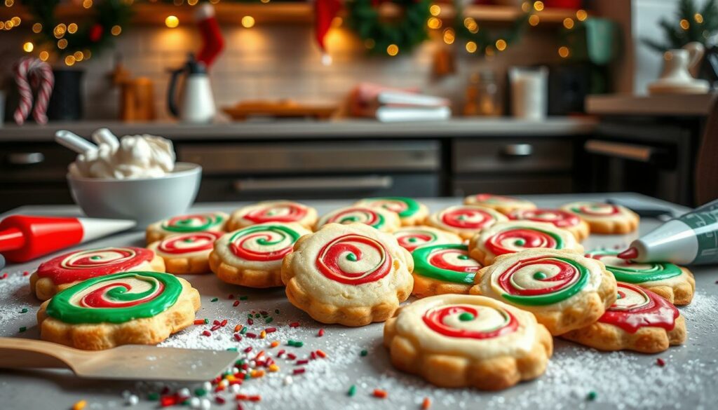 Christmas Pinwheel Cookies