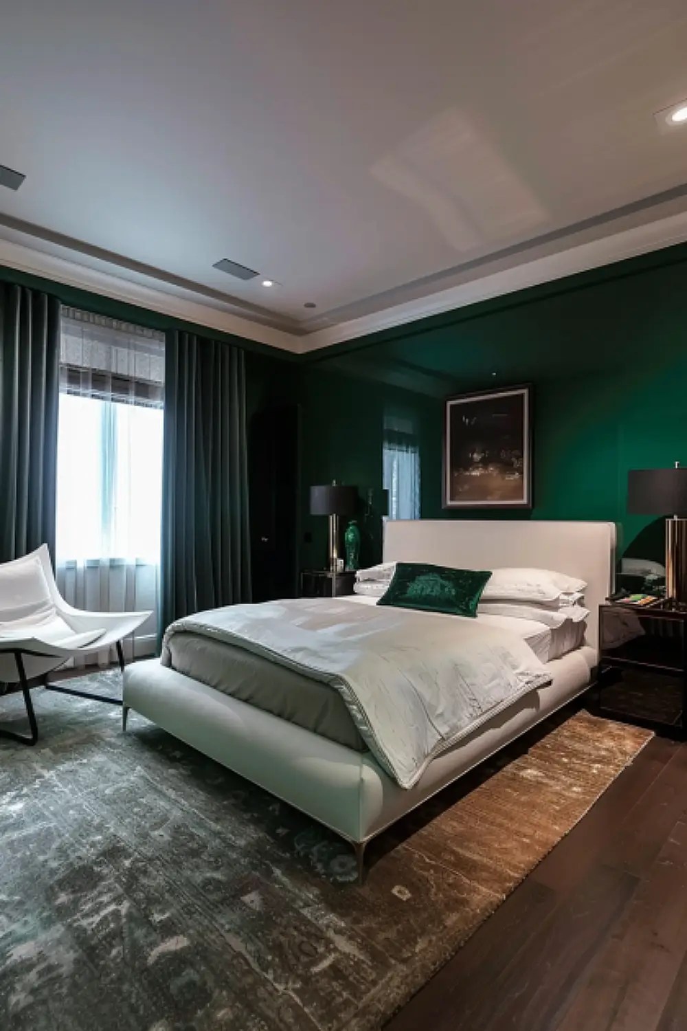 25 EyePopping Emerald Green Boho Style Bedroom Ideas