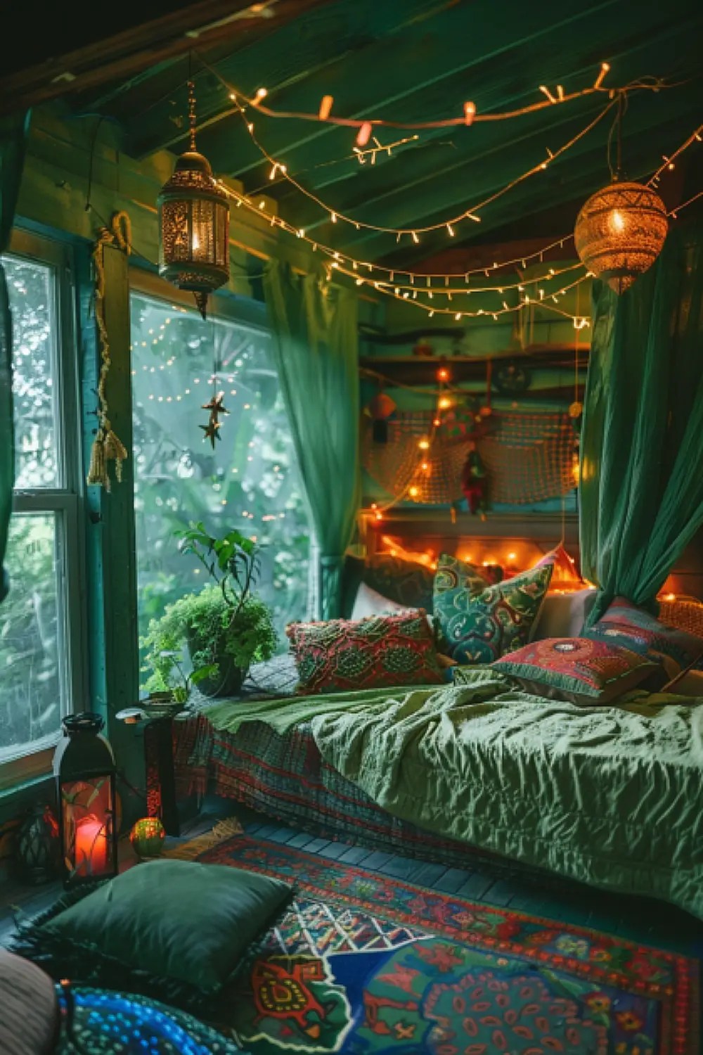 The Green Boho Style Bedroom Is Trending Here Are 25 Amazing Ideas