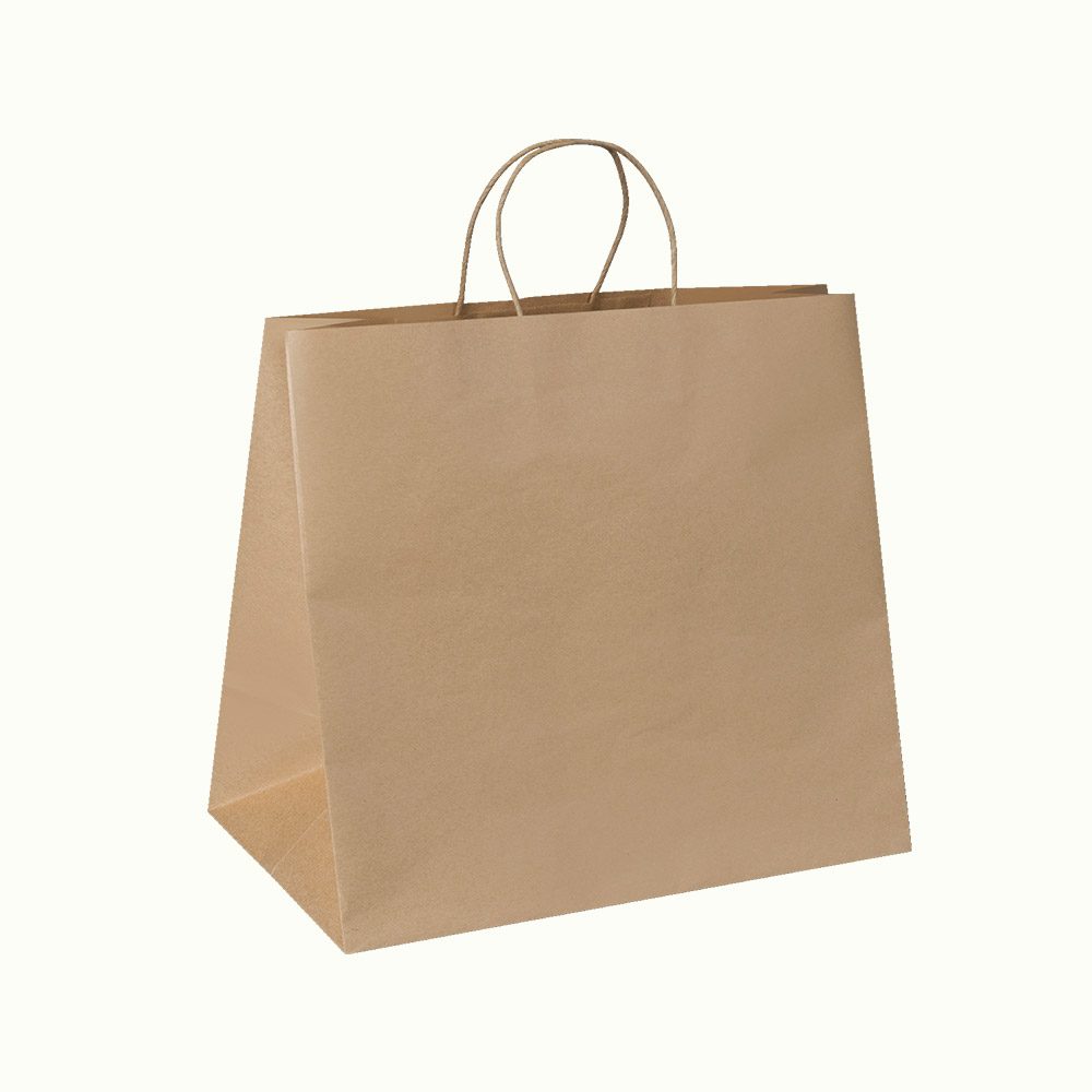 Brown Paper Carry Bags with DieCut Handles Bonson AU