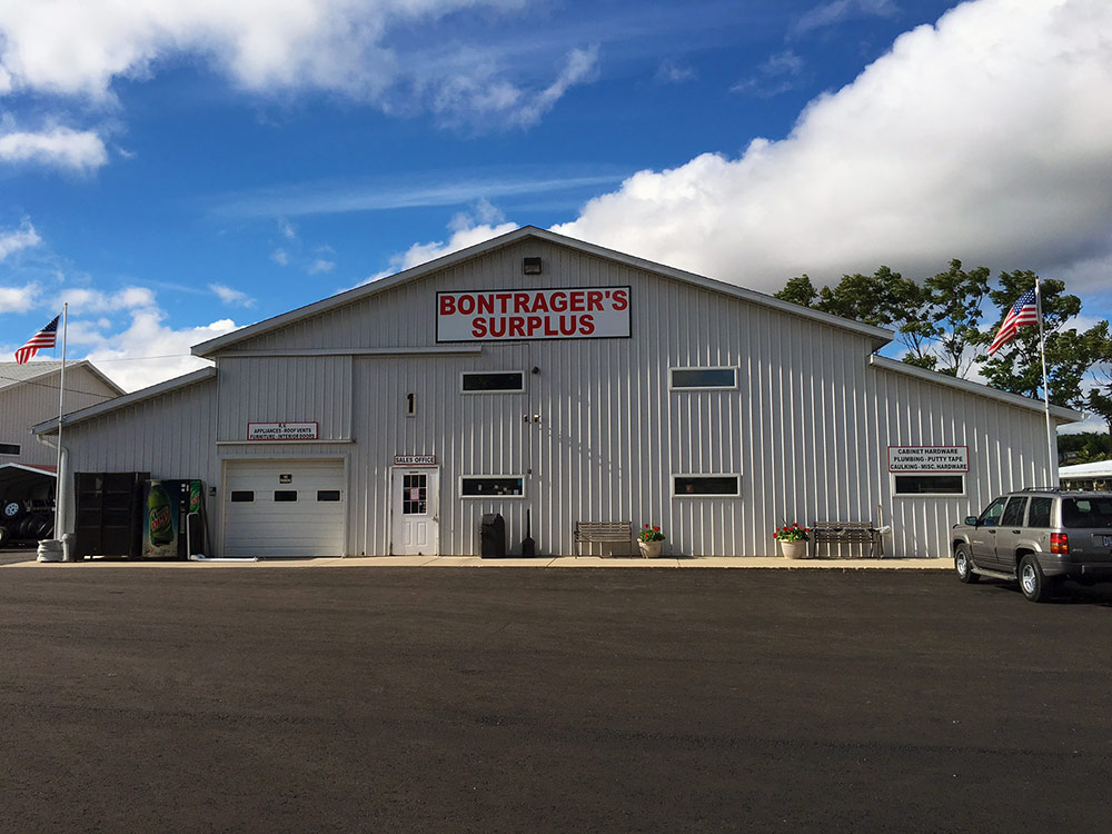 History Bontrager's Surplus RV and Home Improvement Items