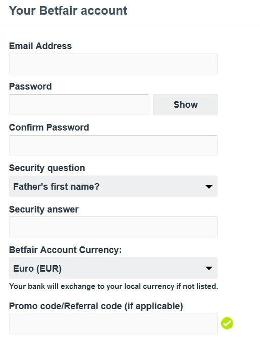 Betfair Promo Code 2020 Betfair bonus
