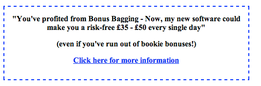Bonus Bagging Matched Betting Calculator