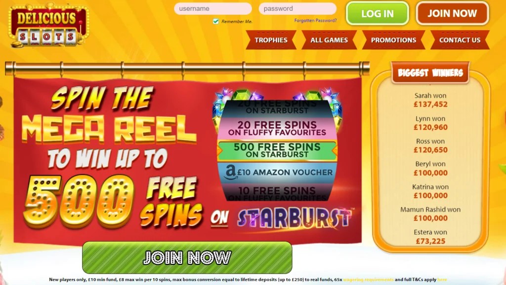 Delicious Slots Promo Code Bonus Promotions 2024