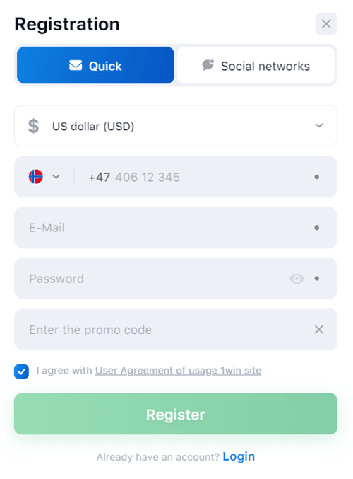 1win Promo Code Bonus Codes Today