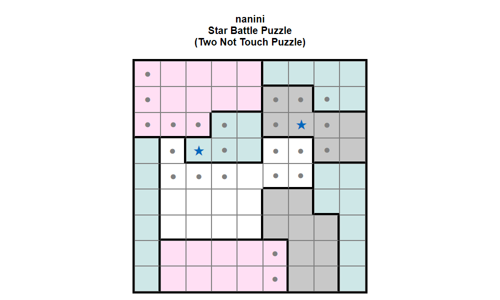 nanini Star Battle Puzzle ステージ一覧 nanini Star Battle Puzzle ステージ一覧