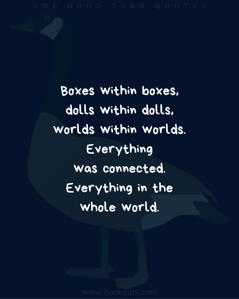 9 Best One Good Turn Quotes from Kate Atkinson Book