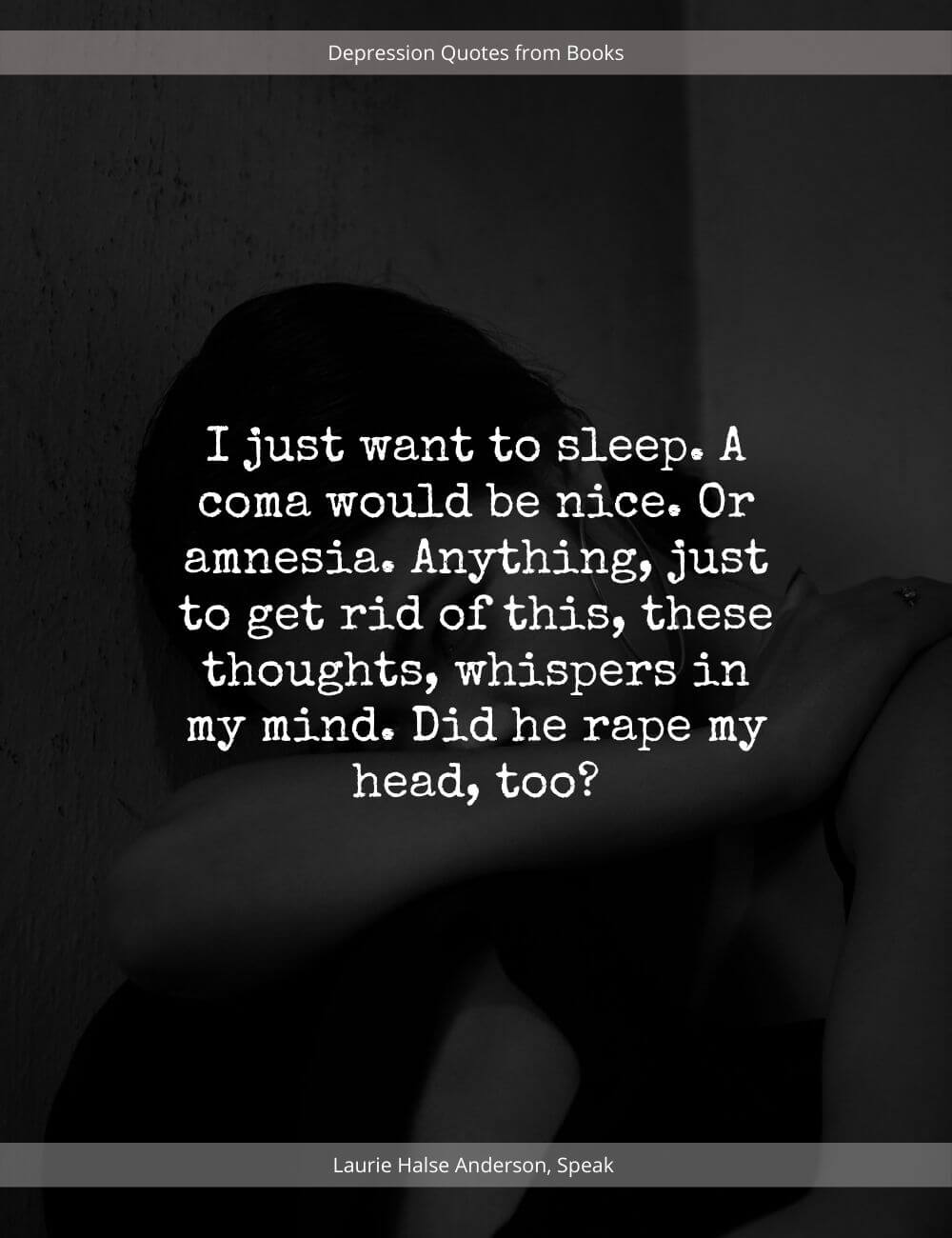 17 Depression Quotes from Books for Sad People