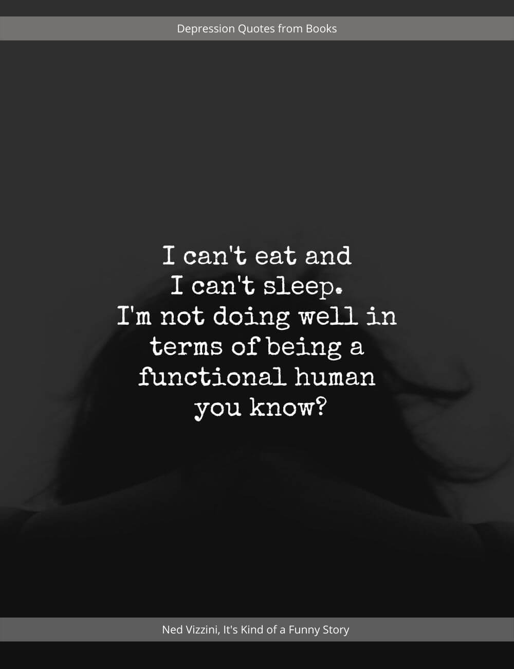 17 Depression Quotes from Books for Sad People