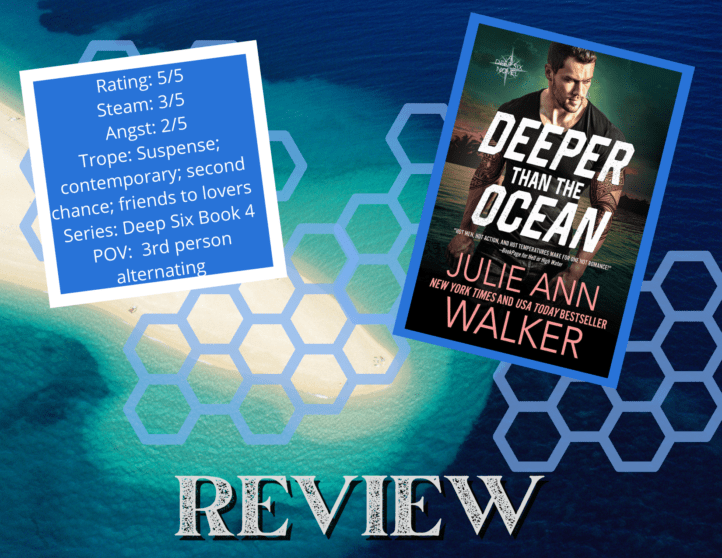 Review Deeper Than The Ocean by Julie Ann Walker Bookcase and Coffee