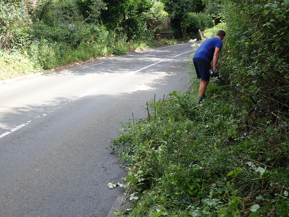 Making Horns Lane a little safer Booker Common & Woods Protection Society