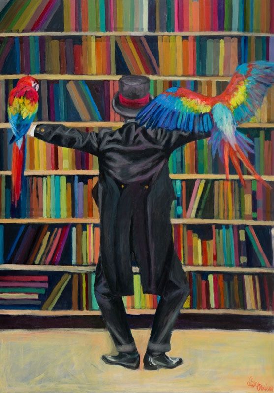 25 Library Patrons Depicted In Works Of Art BOOKGLOW