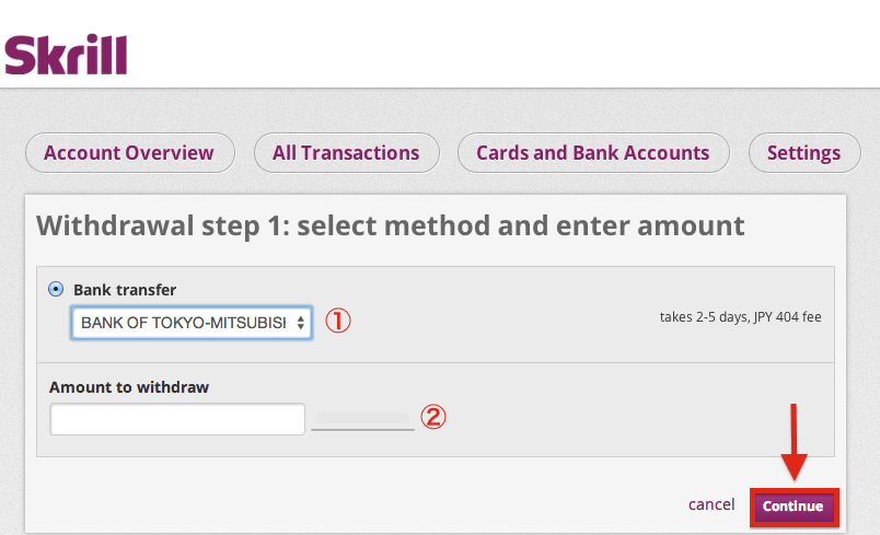 How to Withdraw from My Skrill Account