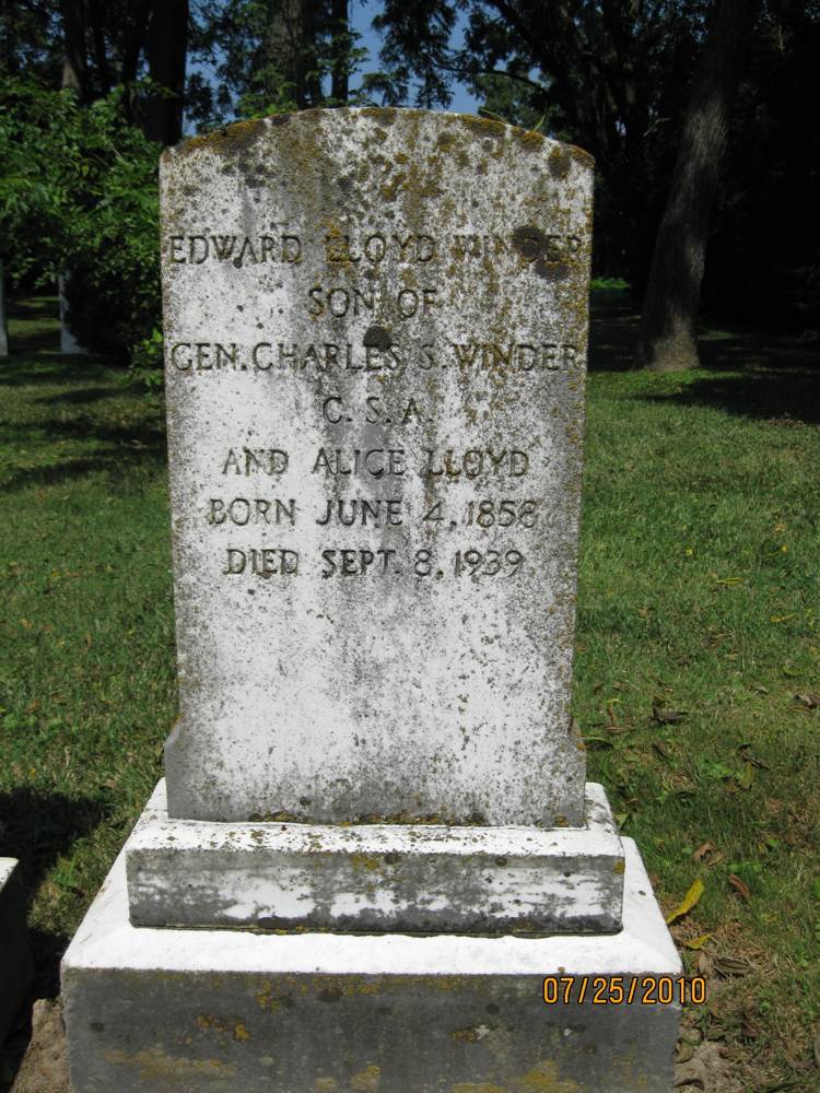 Lloyd Family Cemetery at Wye House
