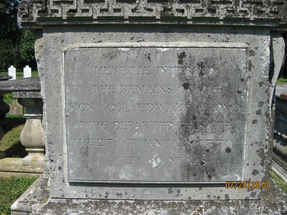 Lloyd Family Cemetery at Wye House