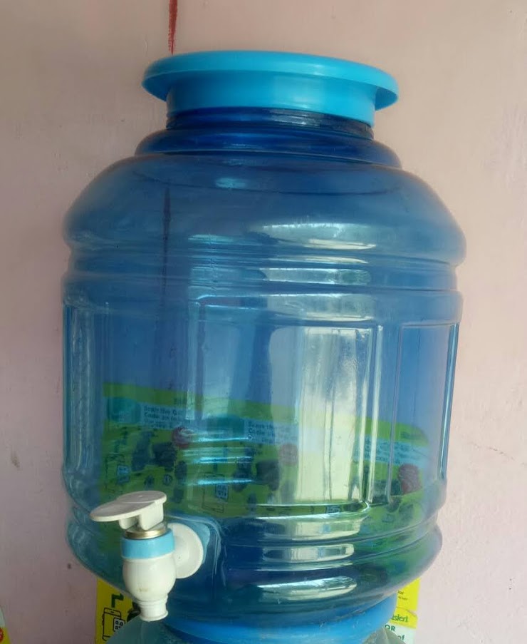 Plastic water Dispenser Jar 10 litre, Blue Book Pani Online