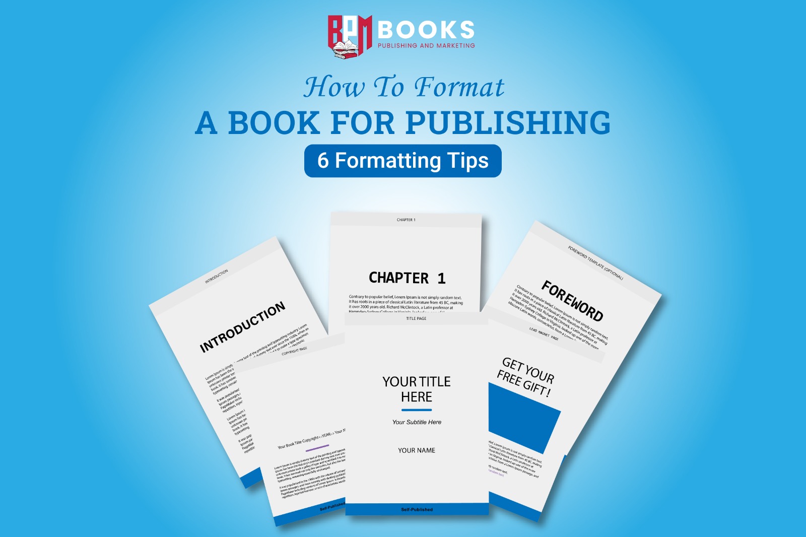 Book Publishing and Marketing Blog How to Format a Book for Publishing 6 Formatting Tips