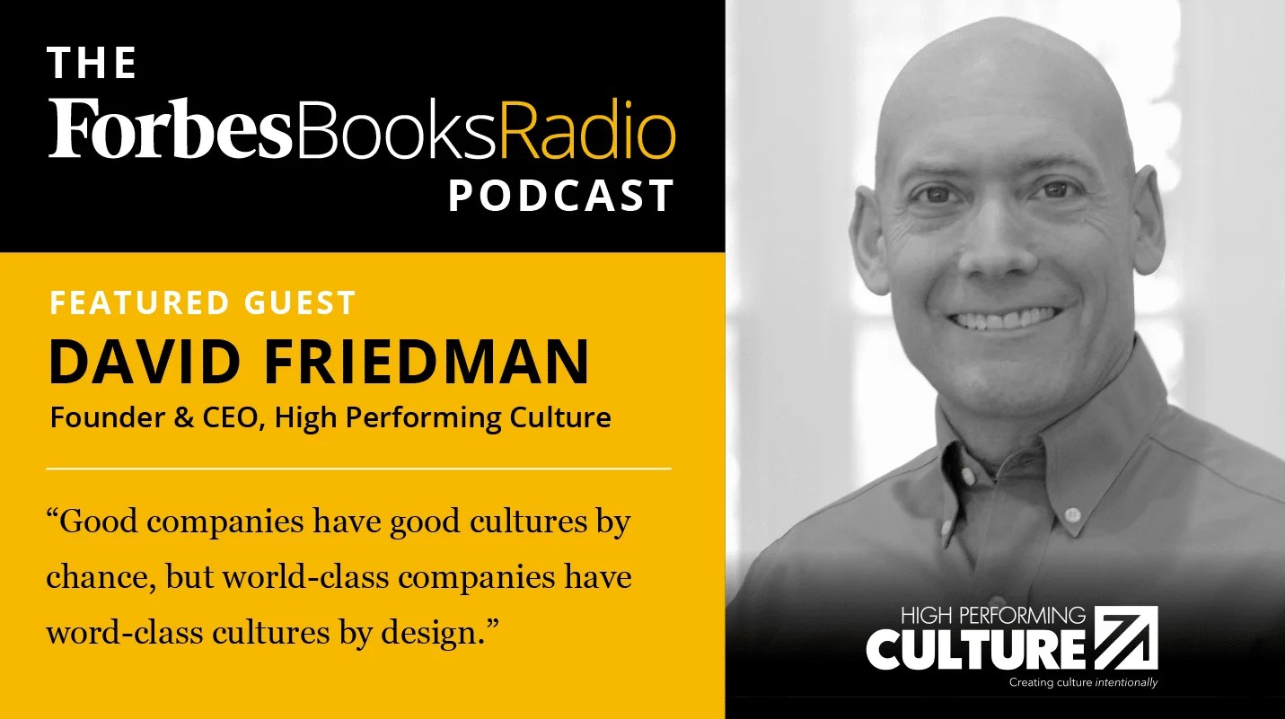 Featured Guest David Friedman Forbes Books