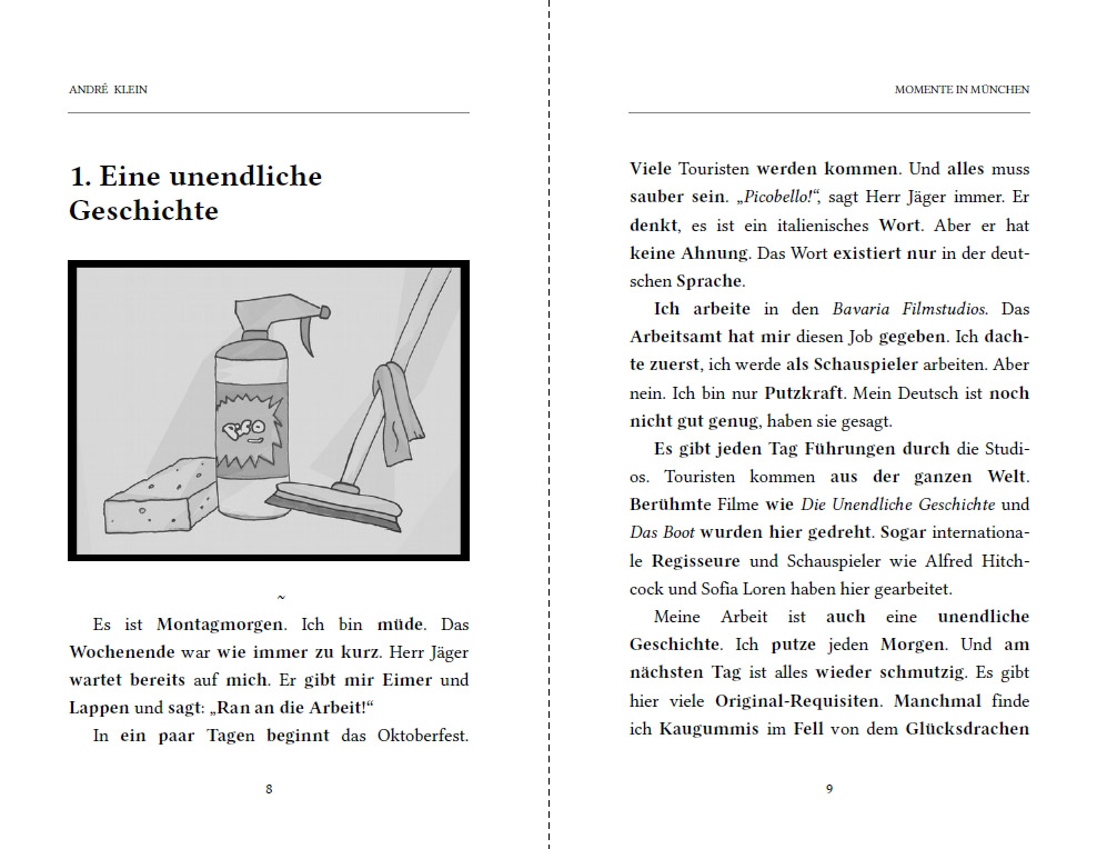 Learn German with Stories Momente in München 10 Short Stories for Beginners LearnOutLive Books