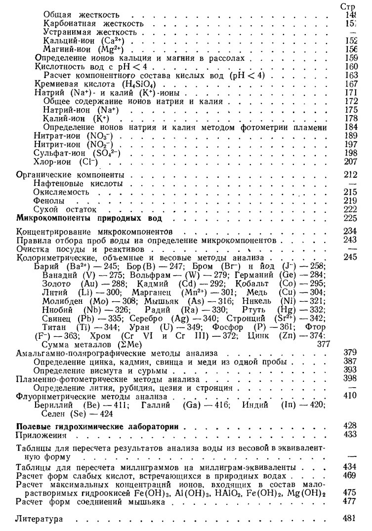 Методы анализа природных вод. Резников А.А. и др. 1970 Библиотека