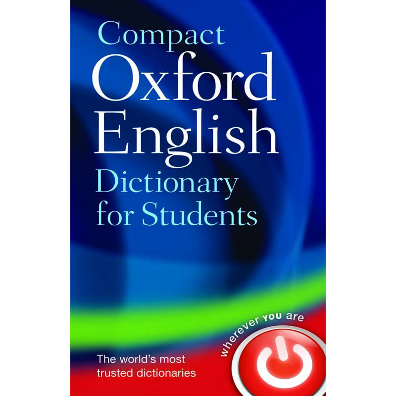 Compact Oxford English Dictionary for Students Books Clock