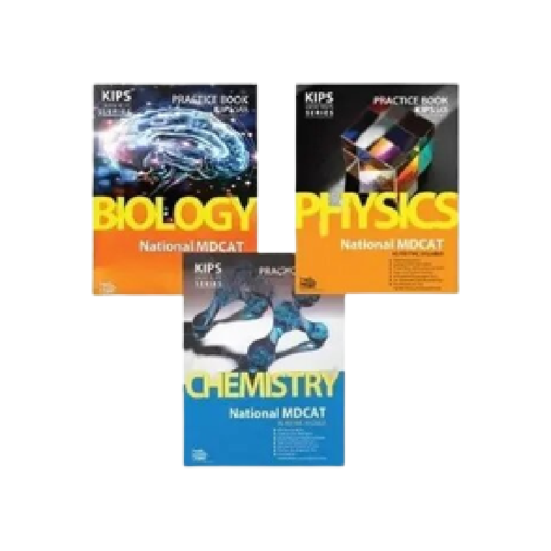 KIPS National MDCAT 2021 Practice Books Set Books Clock