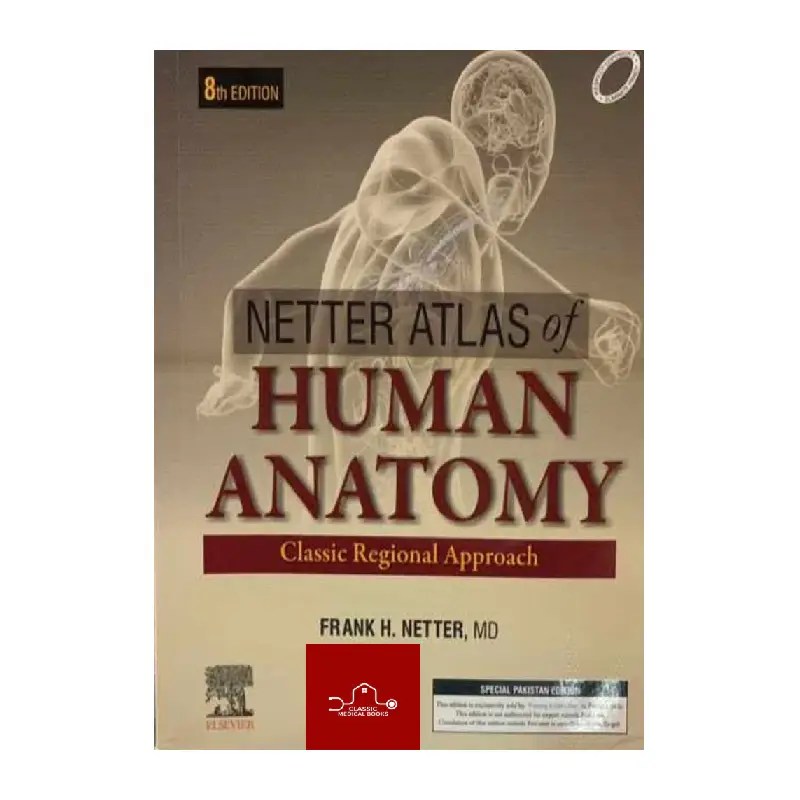 Netters Atlas Of Human Anatomy 8th edition By Frank H Netter Books Clock