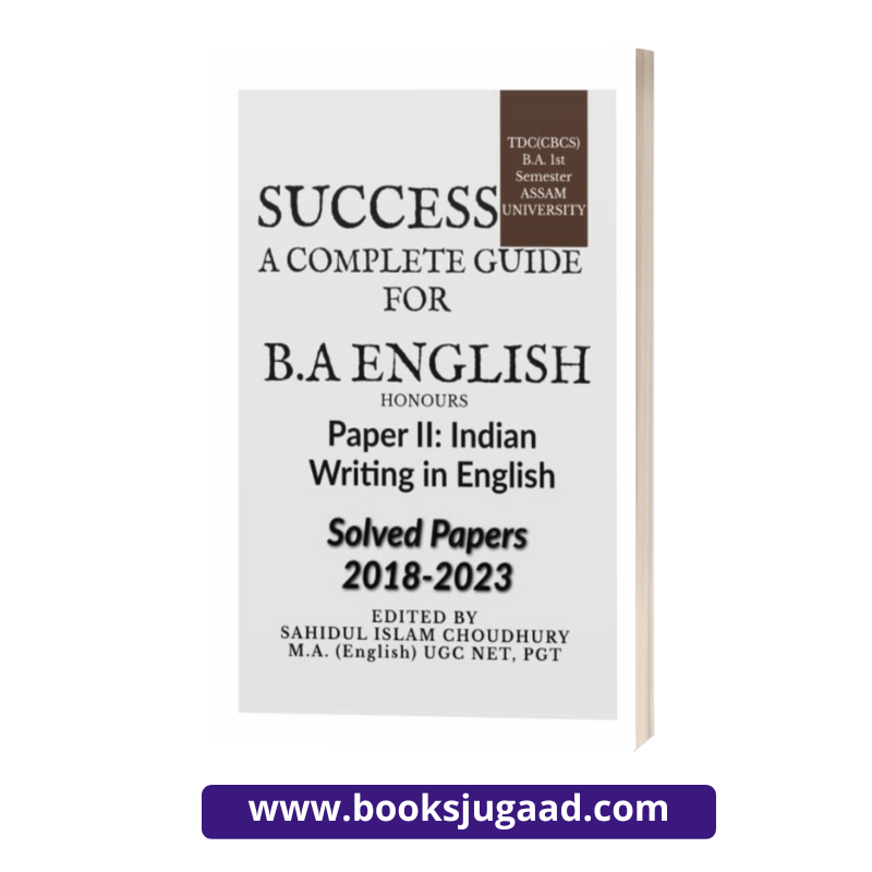 Success A Comprehensive Guide For B.A. English Honours Paper 1